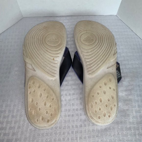 Adidas Thong Sandals Women’s 10 UK 9 Flip Flops Gray Cushioned Insole Comfort - Picture 7 of 7